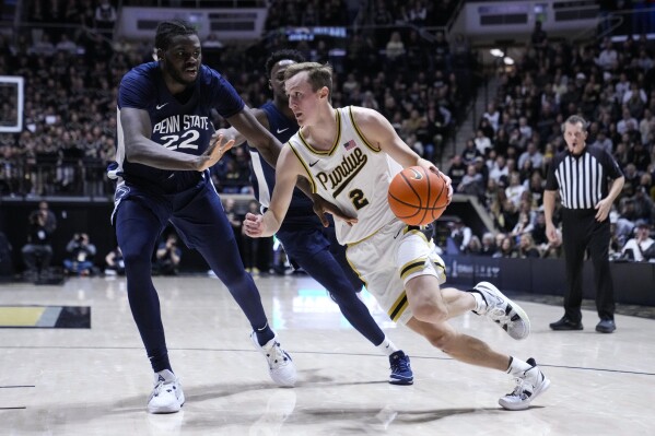 Penn state basketball store score